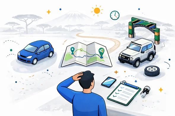 השכרת רכב בטנזניה: איך לבחור נכון בין נהיגה עצמית, ביטוח ורכב שמתאים למסלול